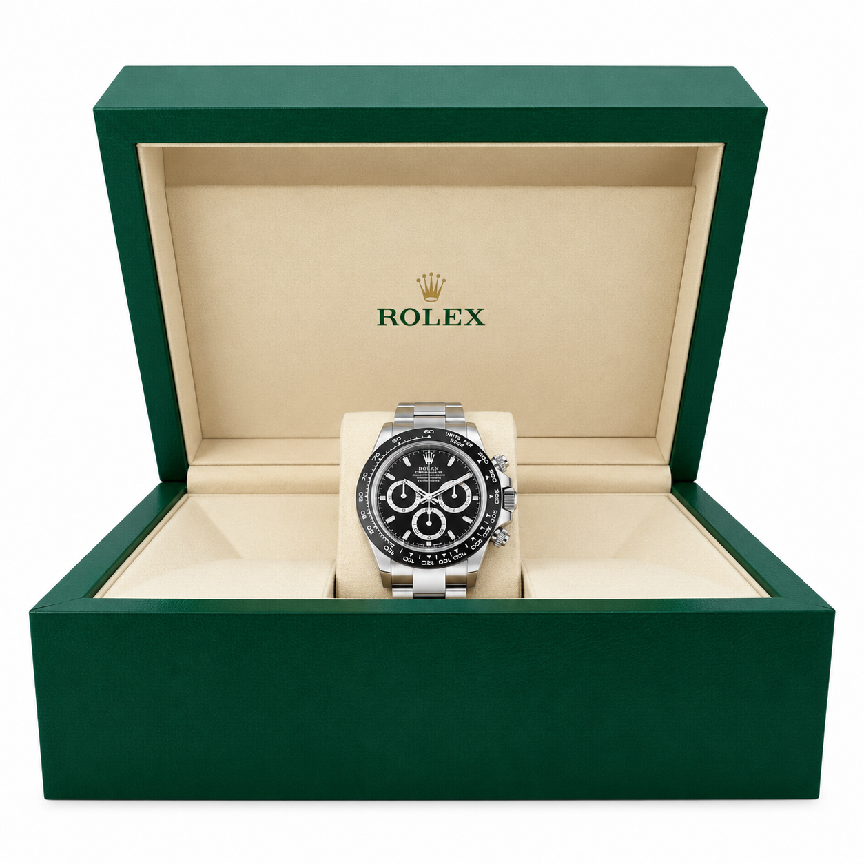 Rolex Daytona 126500 Black Dial Stainless Steel Ceramic Bezel 2025