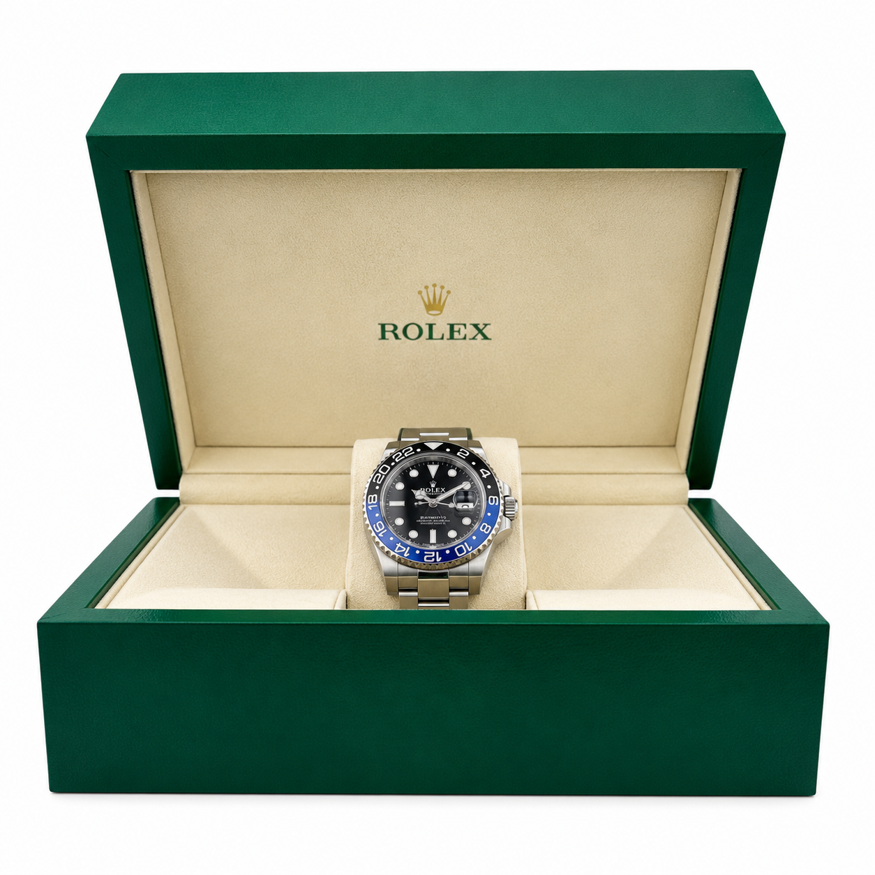 Rolex GMT-Master II “Batman” 126710BLNR Black & Blue Bezel Pre-Owned 2021