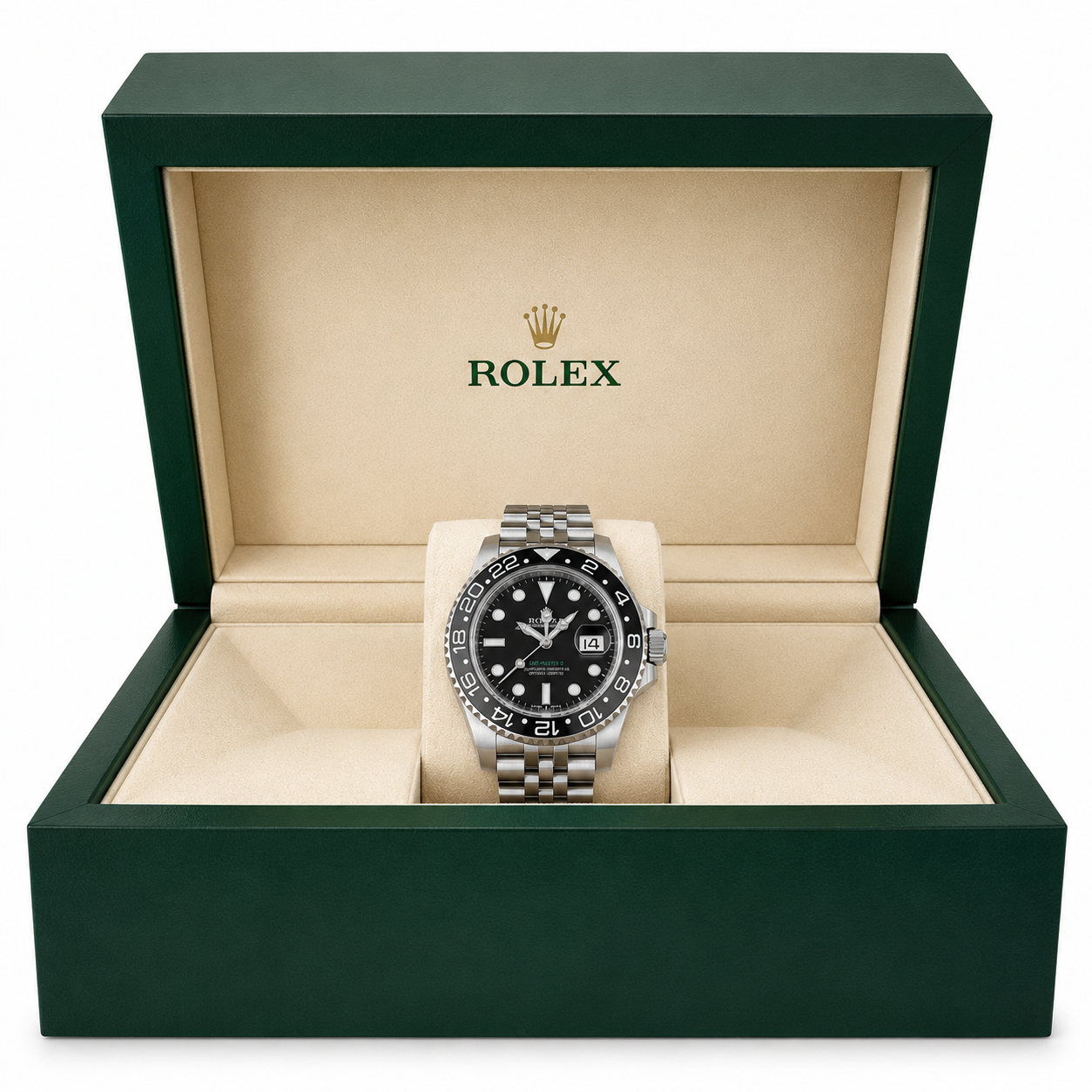 Rolex GMT-Master II 126710GRNR Bruce Wayne Black Gray Bezel Jubilee 2026