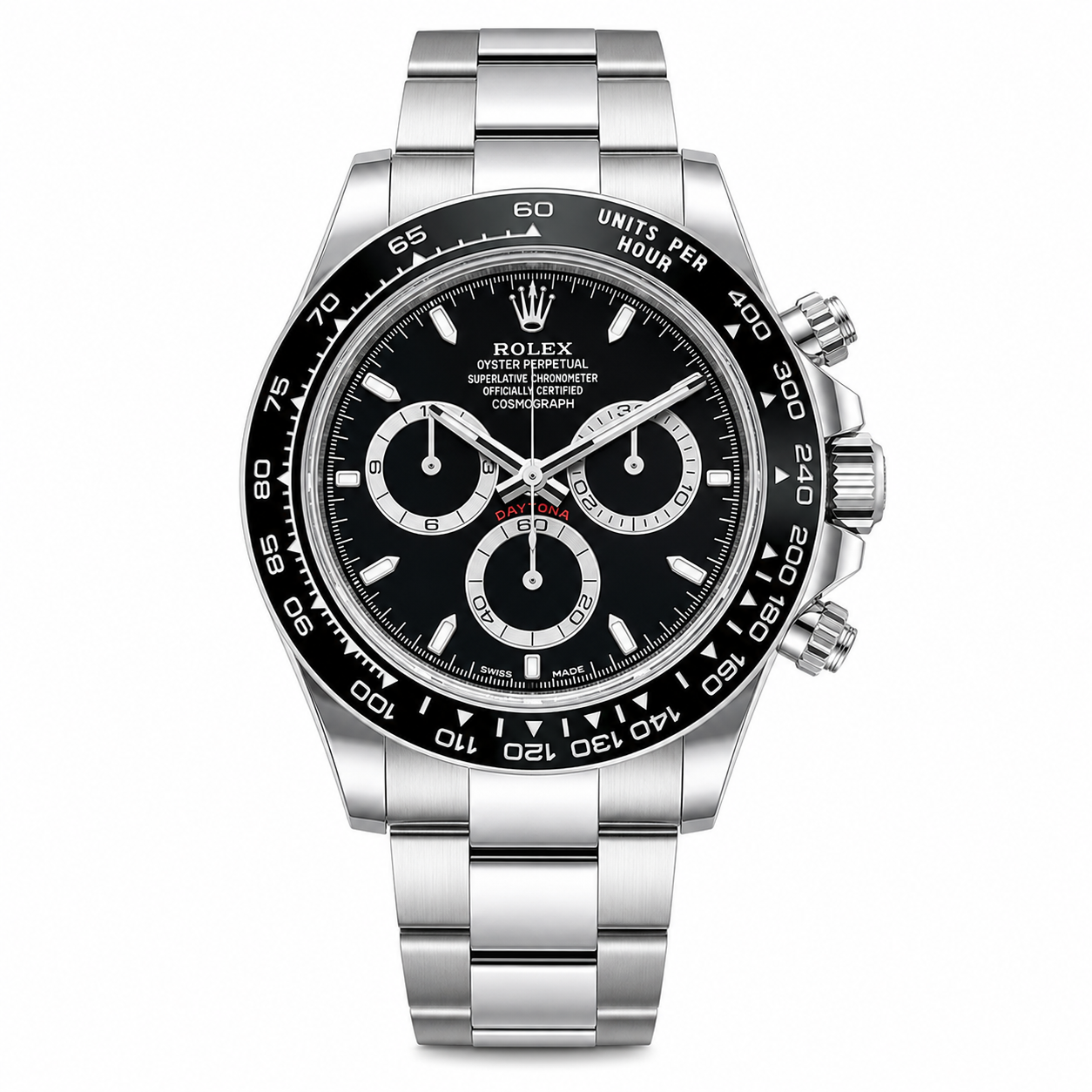 Rolex Daytona 126500 Black Dial Stainless Steel Ceramic Bezel 2025