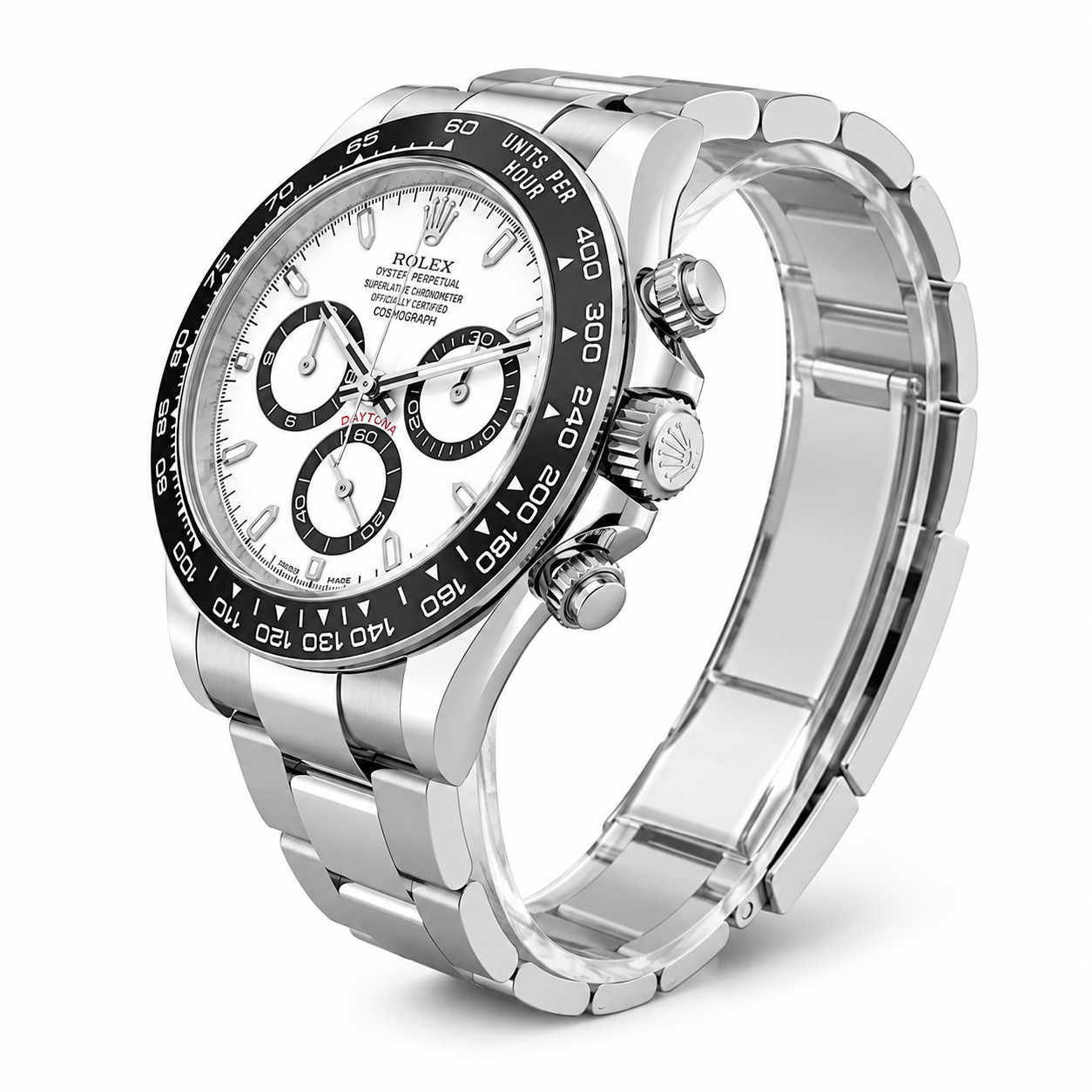 Rolex Daytona 126500 White Dial Stainless Steel Ceramic Bezel 2025
