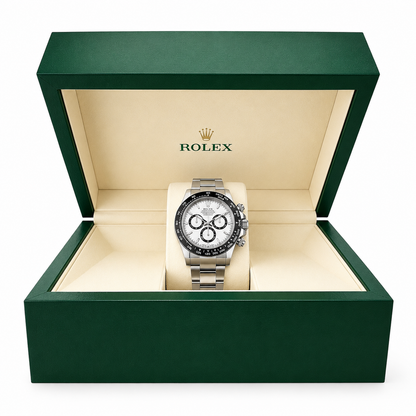 Rolex Daytona 126500 White Dial Stainless Steel Ceramic Bezel 2025