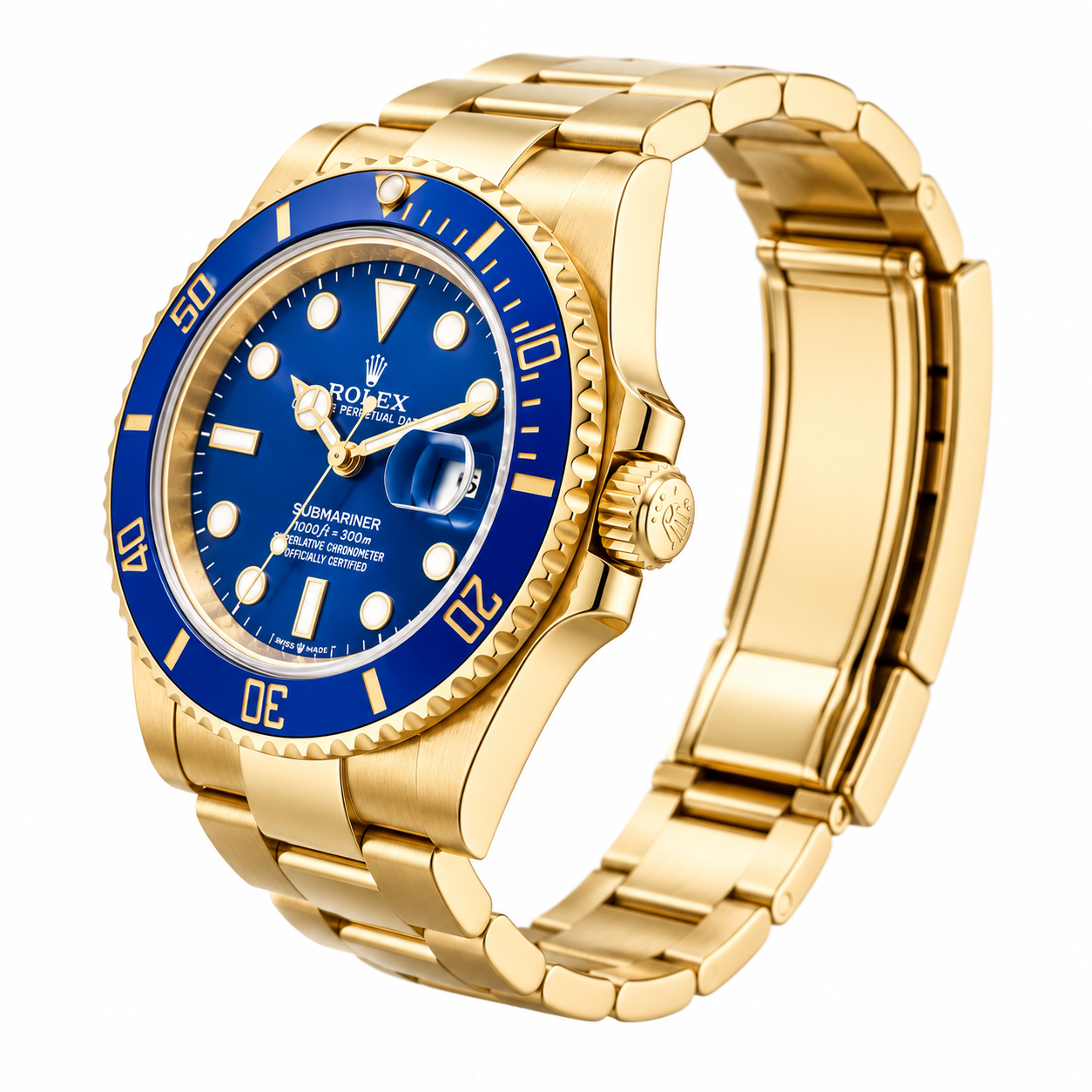 Rolex Submariner 126618 Blue Dial 18K Yellow Gold 41mm 2024
