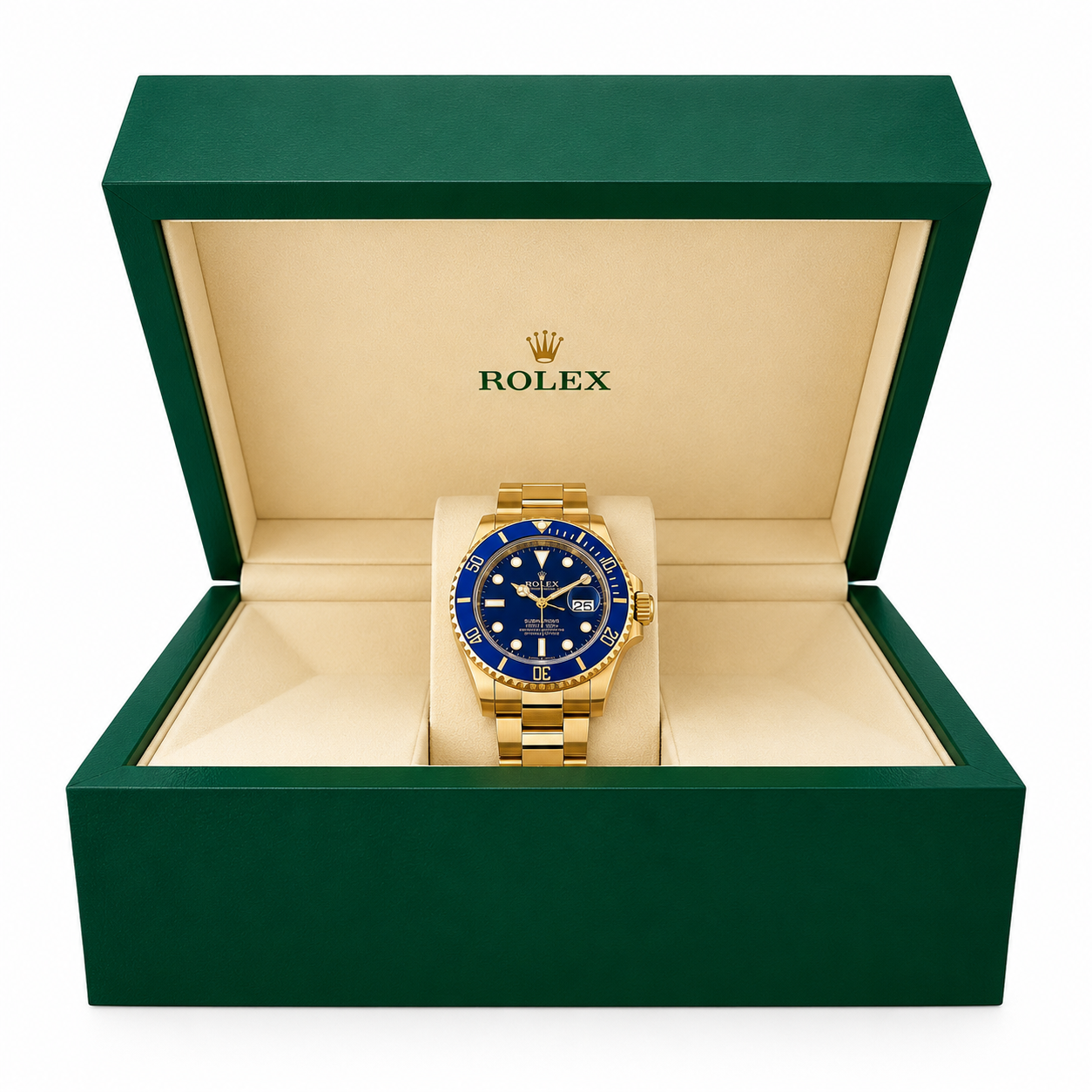 Rolex Submariner 126618 Blue Dial 18K Yellow Gold 41mm 2024