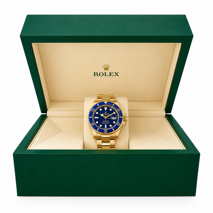 Rolex Submariner 126618 Blue Dial 18K Yellow Gold 41mm 2024