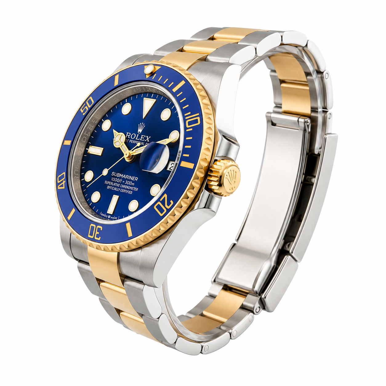 Rolex Submariner 126613 Blue Dial Two Tone Yellow Gold Pre-Owned 2021