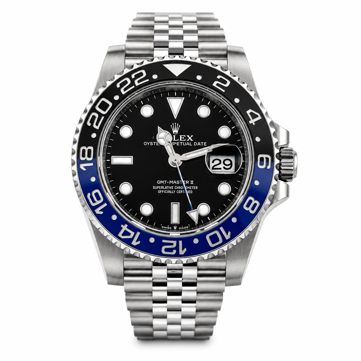 Rolex GMT-Master II 116710BLNR Batgirl Black Blue Bezel Pre-Owned 2013